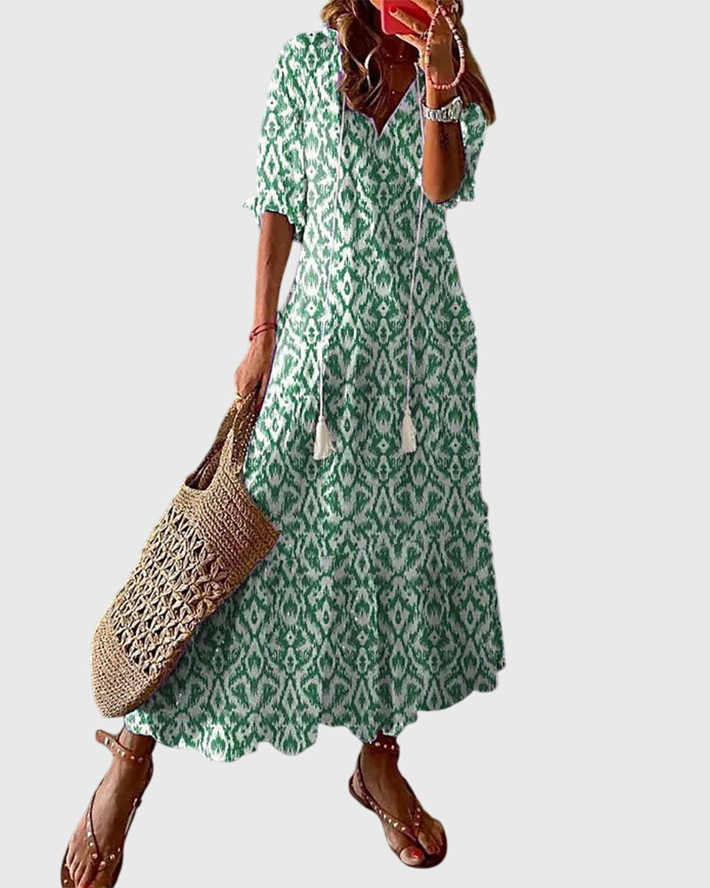 Amalia | Boho Vintage Summer Dress