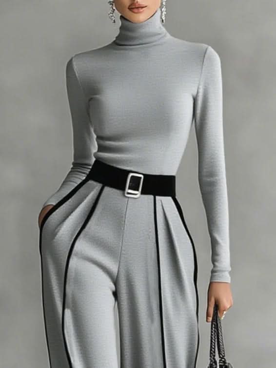 Vera™ | Elegant set with contrast detail